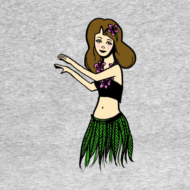 Dancing Hula Girl: Happy Hawaii by Tessa McSorley